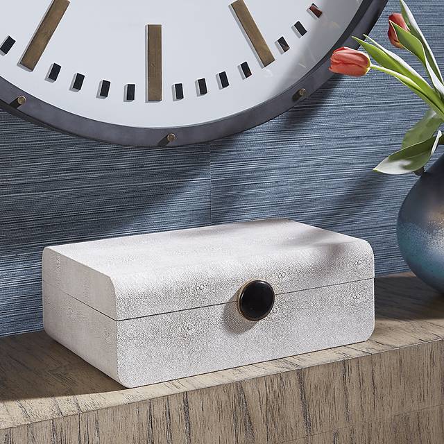 Pherin White Decorative Box - Thumbnail - Image 2
