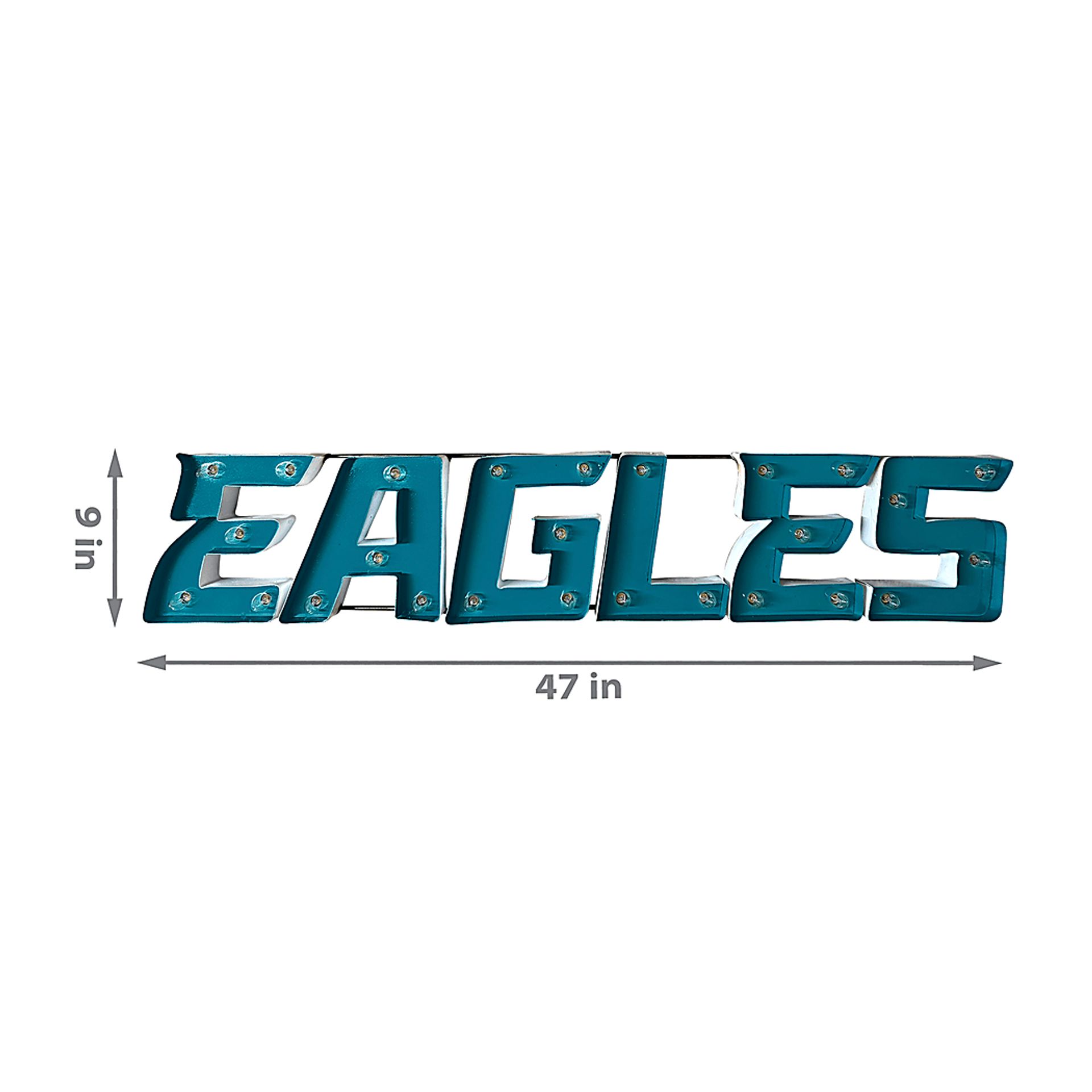 Philadelphia Eagles Green Metal Wall Decor - Image 4