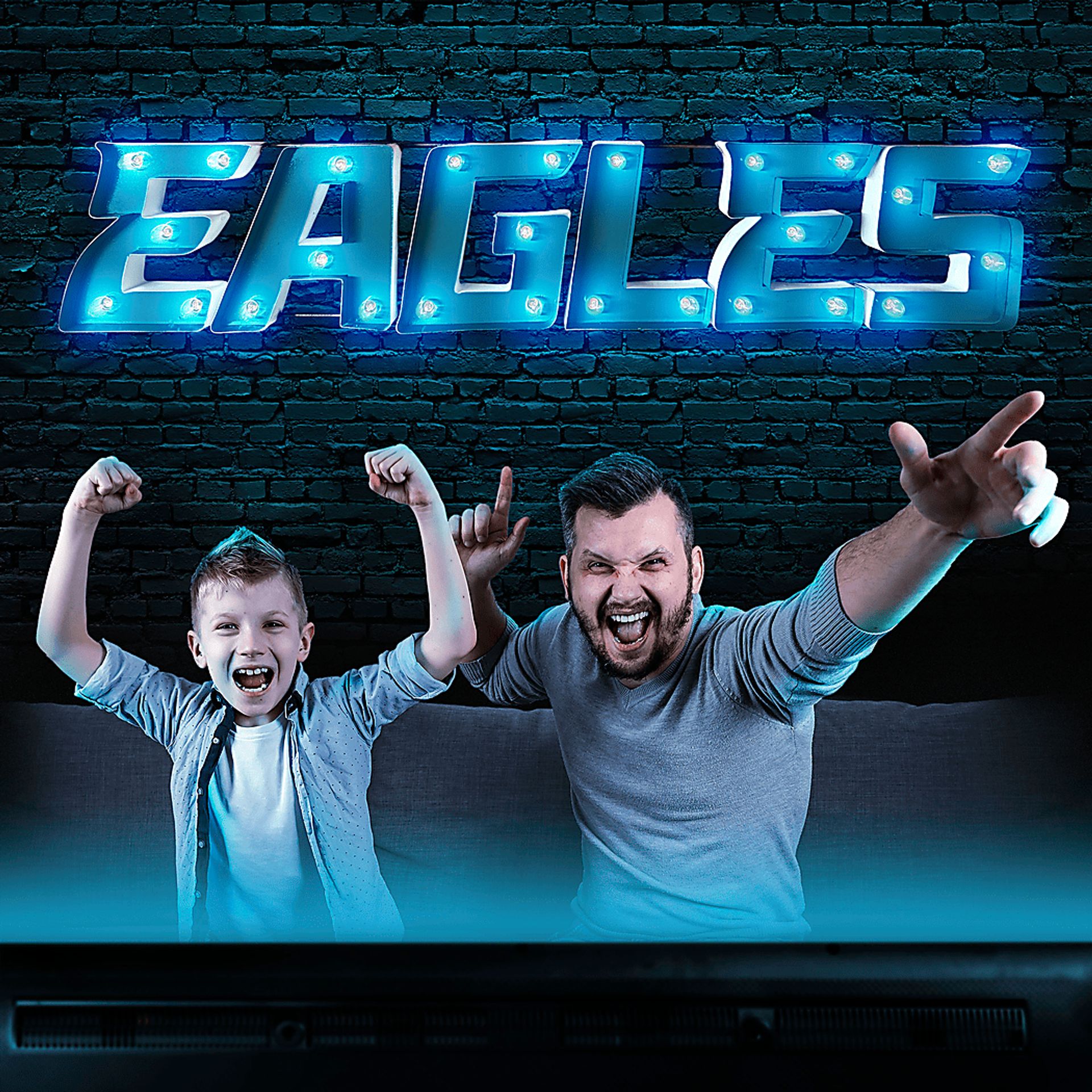 Philadelphia Eagles Green Metal Wall Decor - Image 5