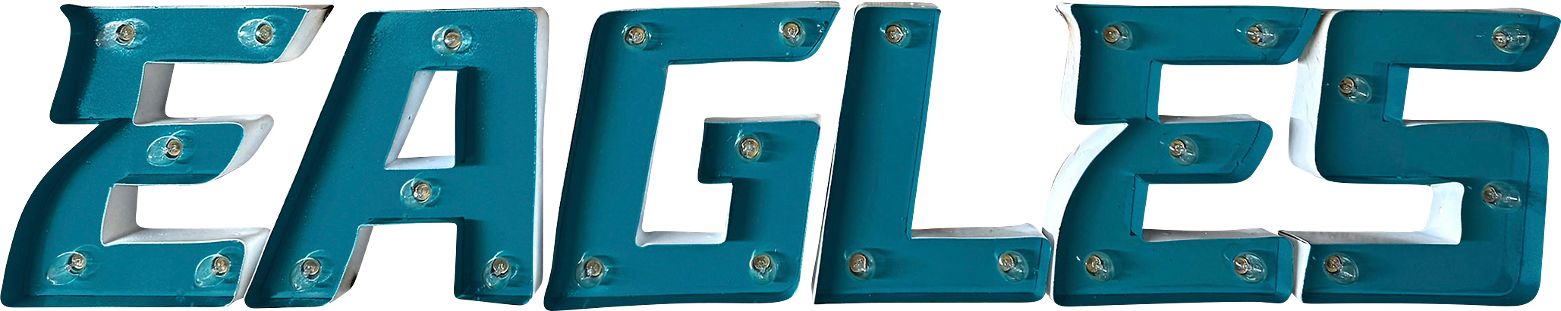 Philadelphia Eagles Green Metal Wall Decor