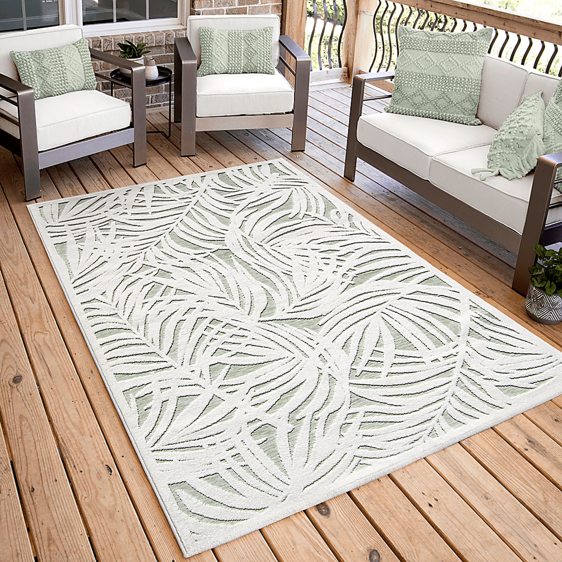 Philbrick White 7'9 x 10'10 Rug - Image 9