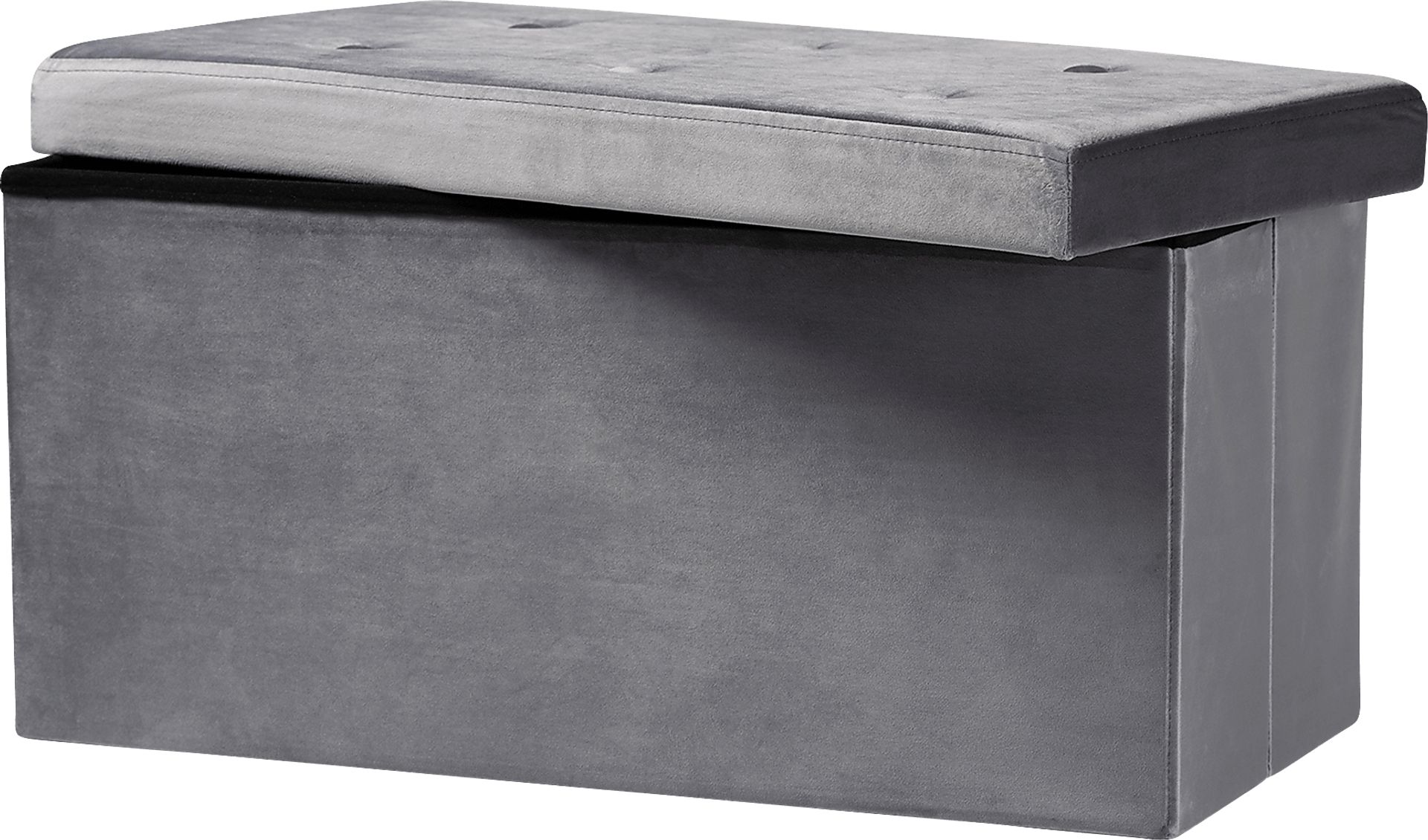 Philox Charcoal Ottoman - Image 2