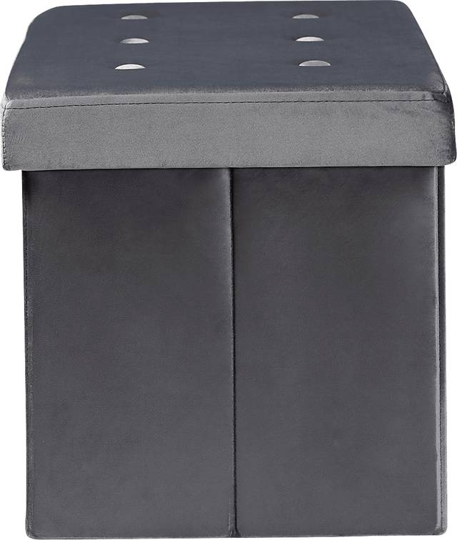 Philox Charcoal Ottoman - Thumbnail - Image 4