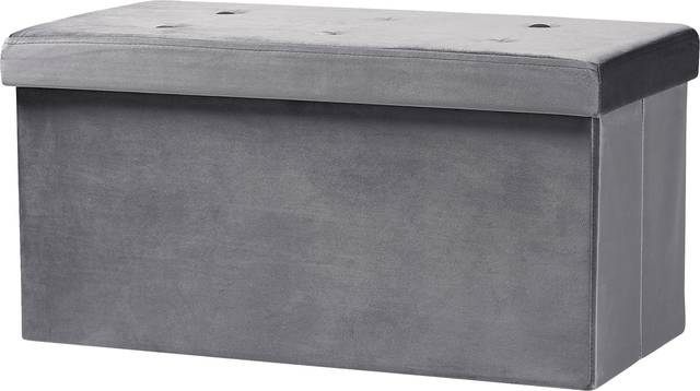 Philox Charcoal Ottoman - Thumbnail - Image 1