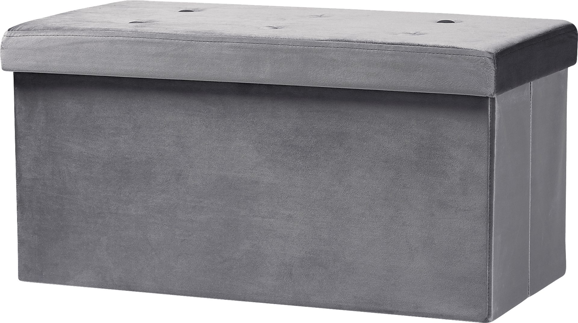 Philox Charcoal Ottoman - Image 1