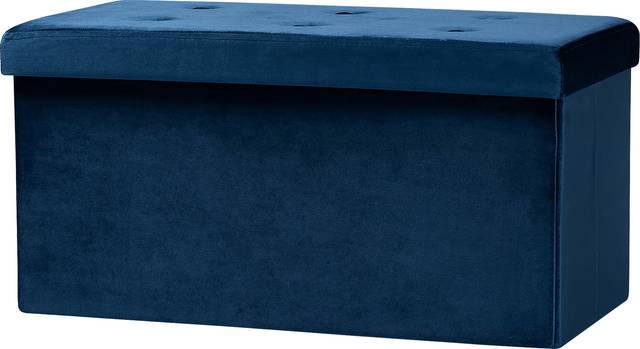 Philox Navy Ottoman - Thumbnail - Image 1