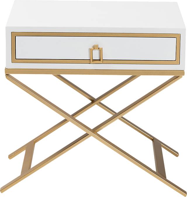 Philpot White End Table - Thumbnail - Image 3