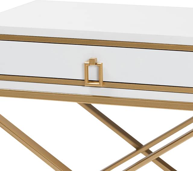 Philpot White End Table - Thumbnail - Image 6
