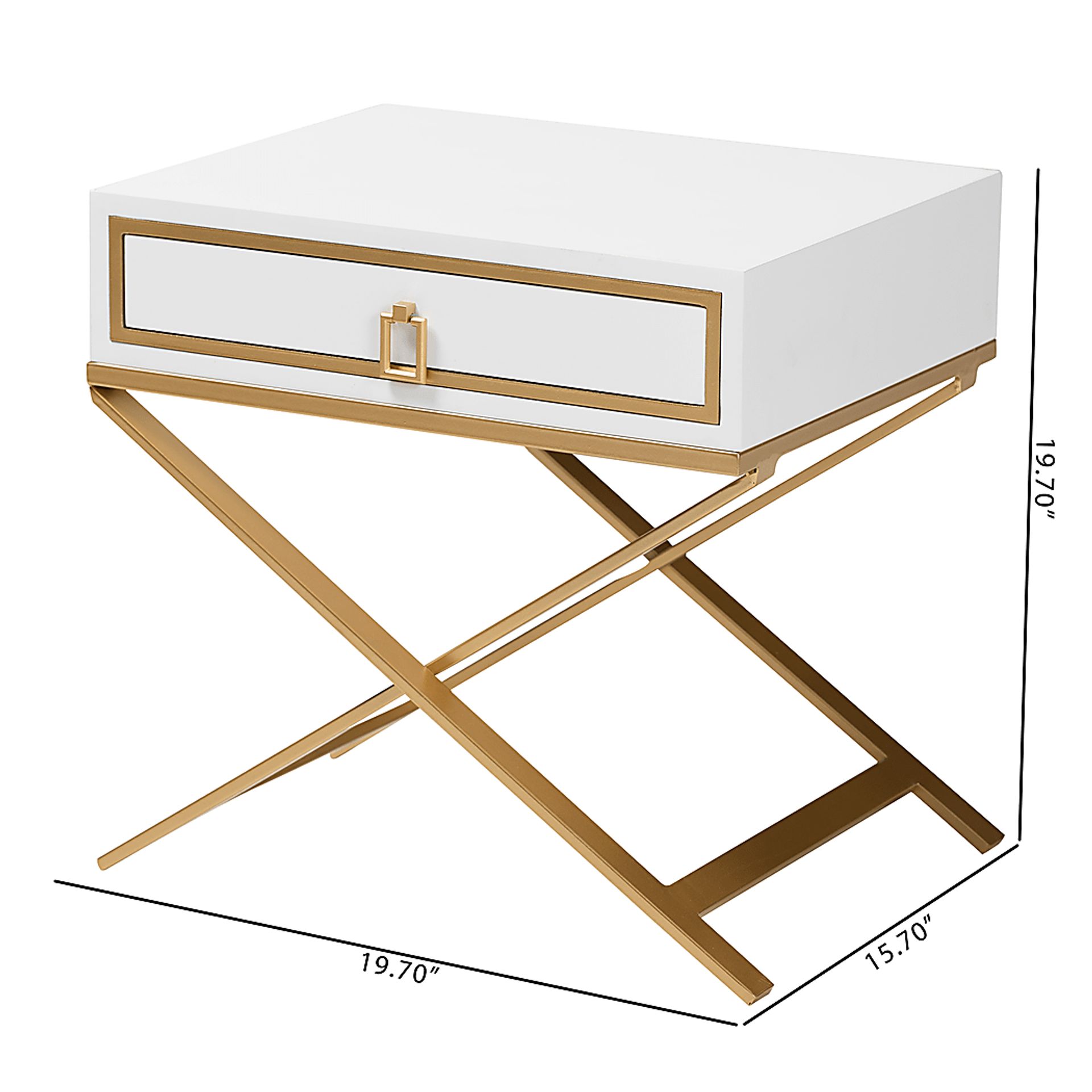 Philpot White End Table - Image 10