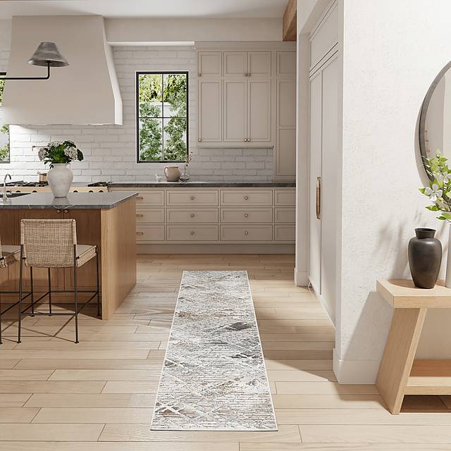 Phinara Gray/Multi 2'3 x 7'6 Runner Rug - Thumbnail - Image 2