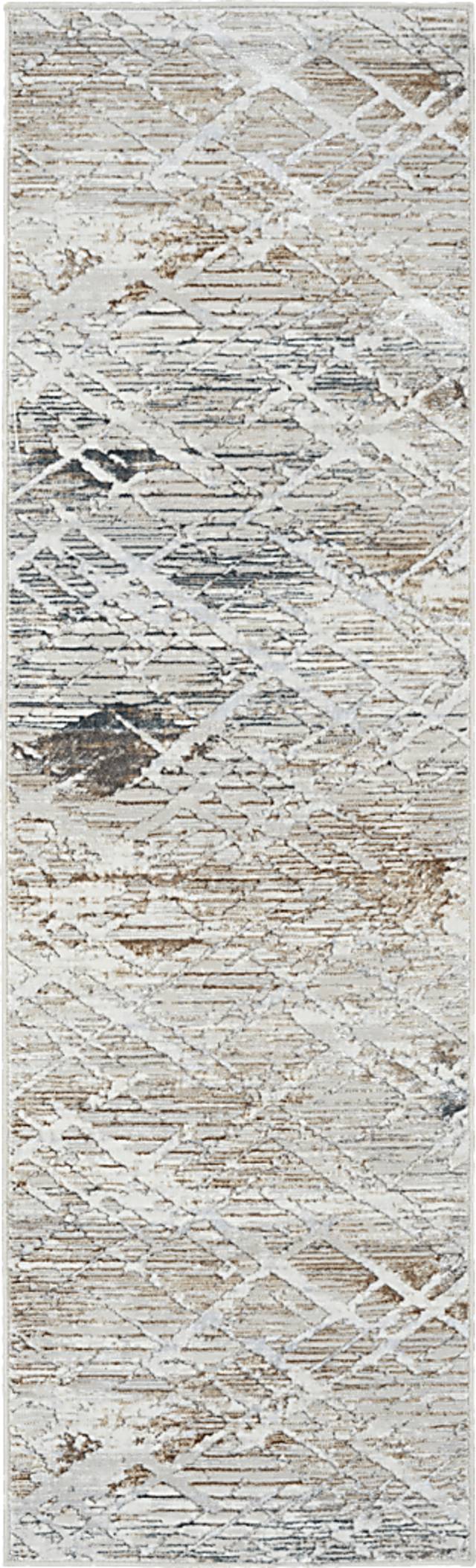 Phinara Gray/Multi 2'3 x 7'6 Runner Rug - Thumbnail - Image 1