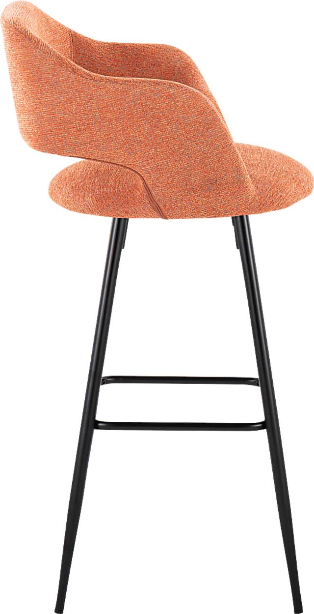 Phinizy Orange Barstool, Set of 2 - Thumbnail - Image 4