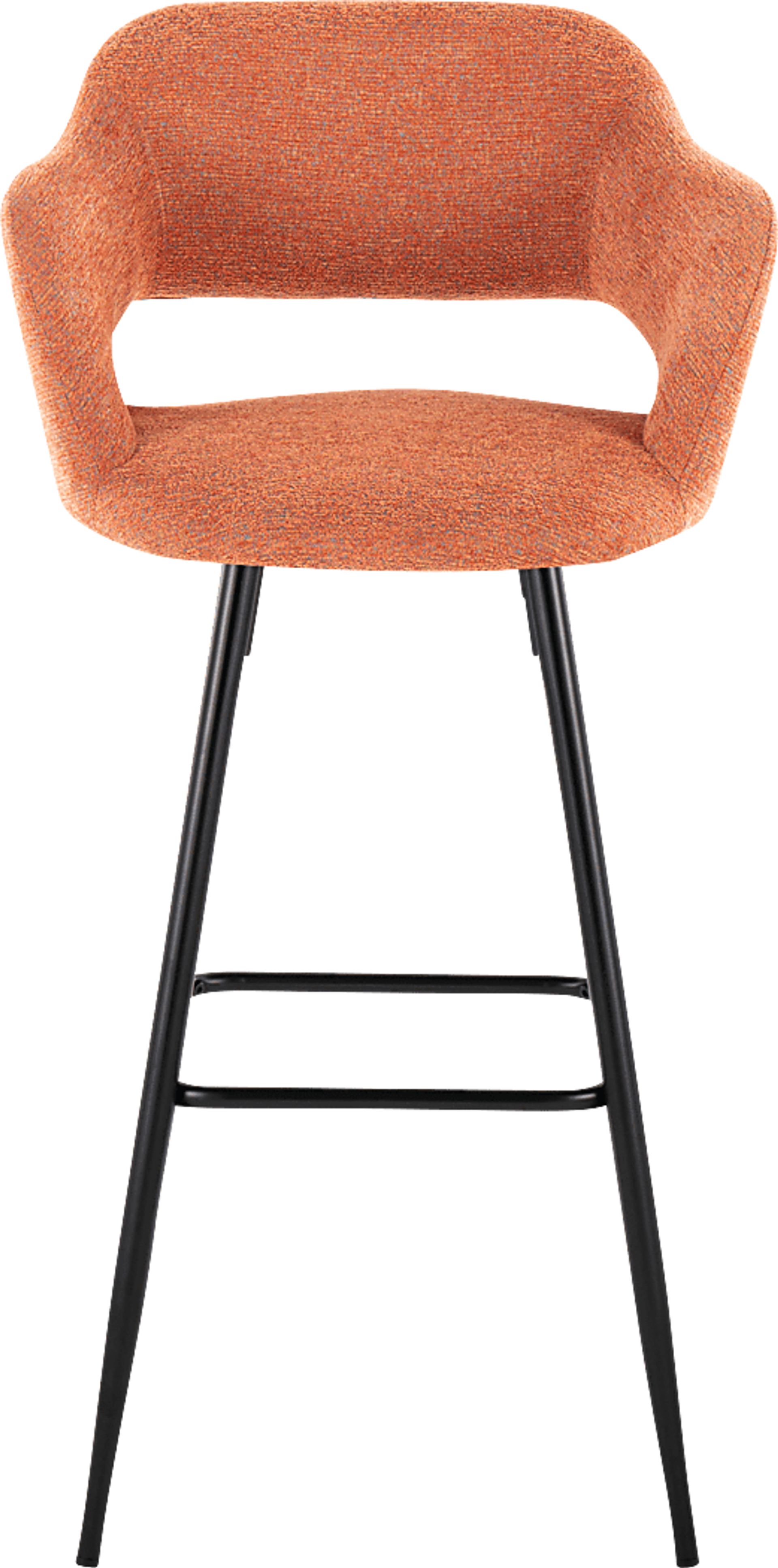 Phinizy Orange Barstool, Set of 2 - Image 7