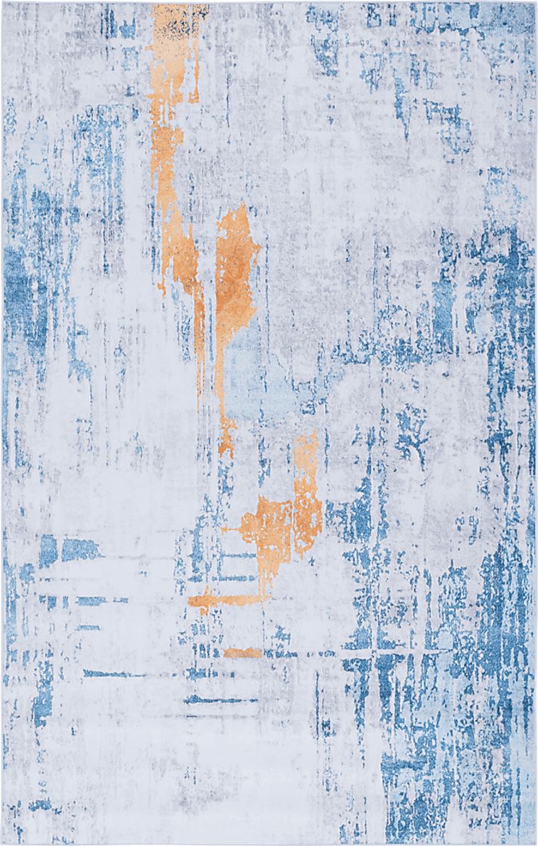 Phirzal Gray/Blue 5' x 8' Rug