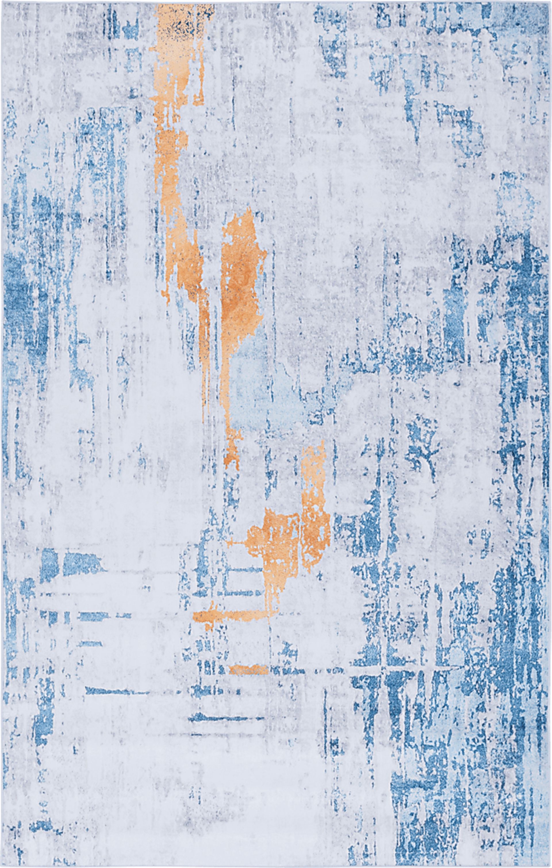 Phirzal Gray/Blue 8' x 10' Rug - Image 1