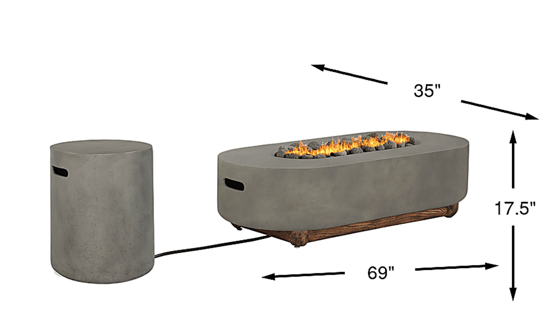 Dimension Image. Please refer to the Dimension Tab on this page for dimension details.