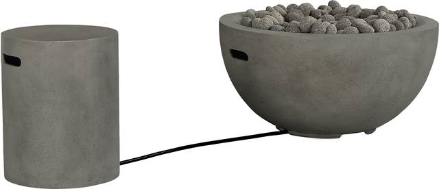 Phoenix Gray Bowl Fire Pit - Thumbnail - Image 2