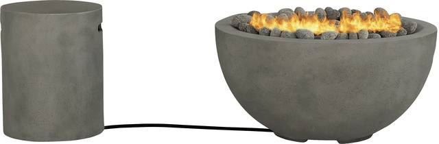 Phoenix Gray Bowl Fire Pit - Thumbnail - Image 3