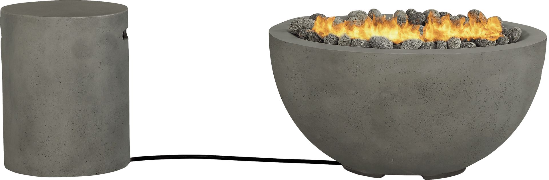 Phoenix Gray Bowl Fire Pit - Image 3