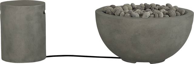 Phoenix Gray Bowl Fire Pit - Thumbnail - Image 4
