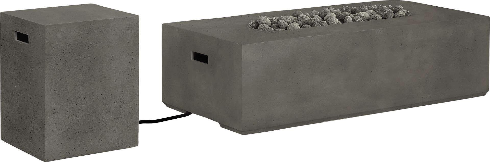 Phoenix Gray Rectangle Fire Pit - Image 2