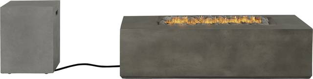 Phoenix Gray Rectangle Fire Pit - Thumbnail - Image 3