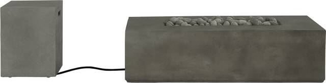 Phoenix Gray Rectangle Fire Pit - Thumbnail - Image 4