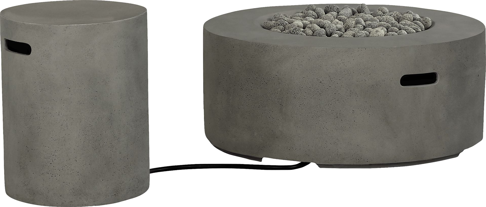 Phoenix Gray Round Fire Pit - Image 2