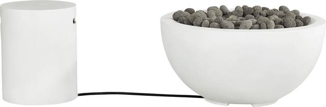 Phoenix White Bowl Fire Pit - Thumbnail - Image 3