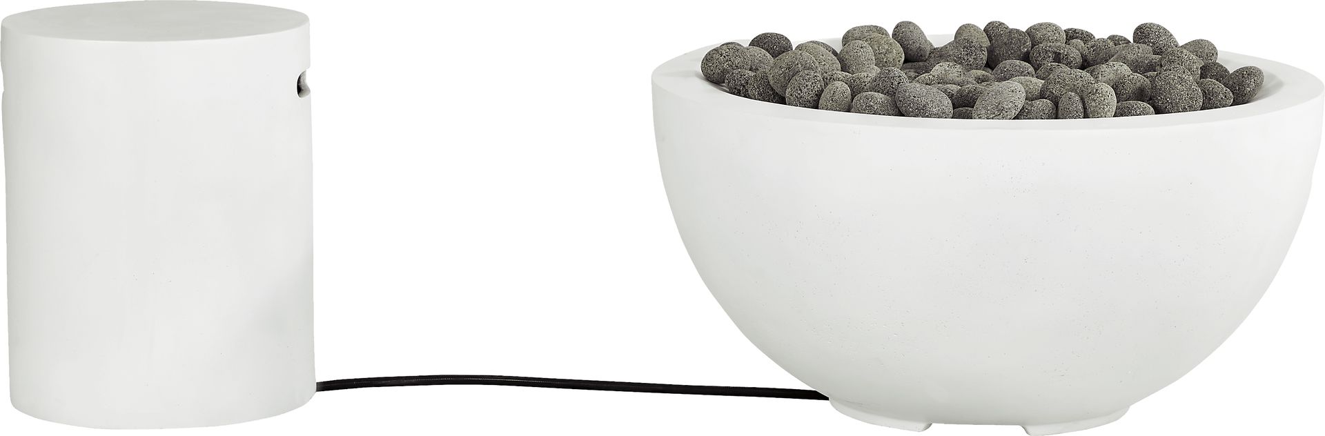 Phoenix White Bowl Fire Pit - Image 3