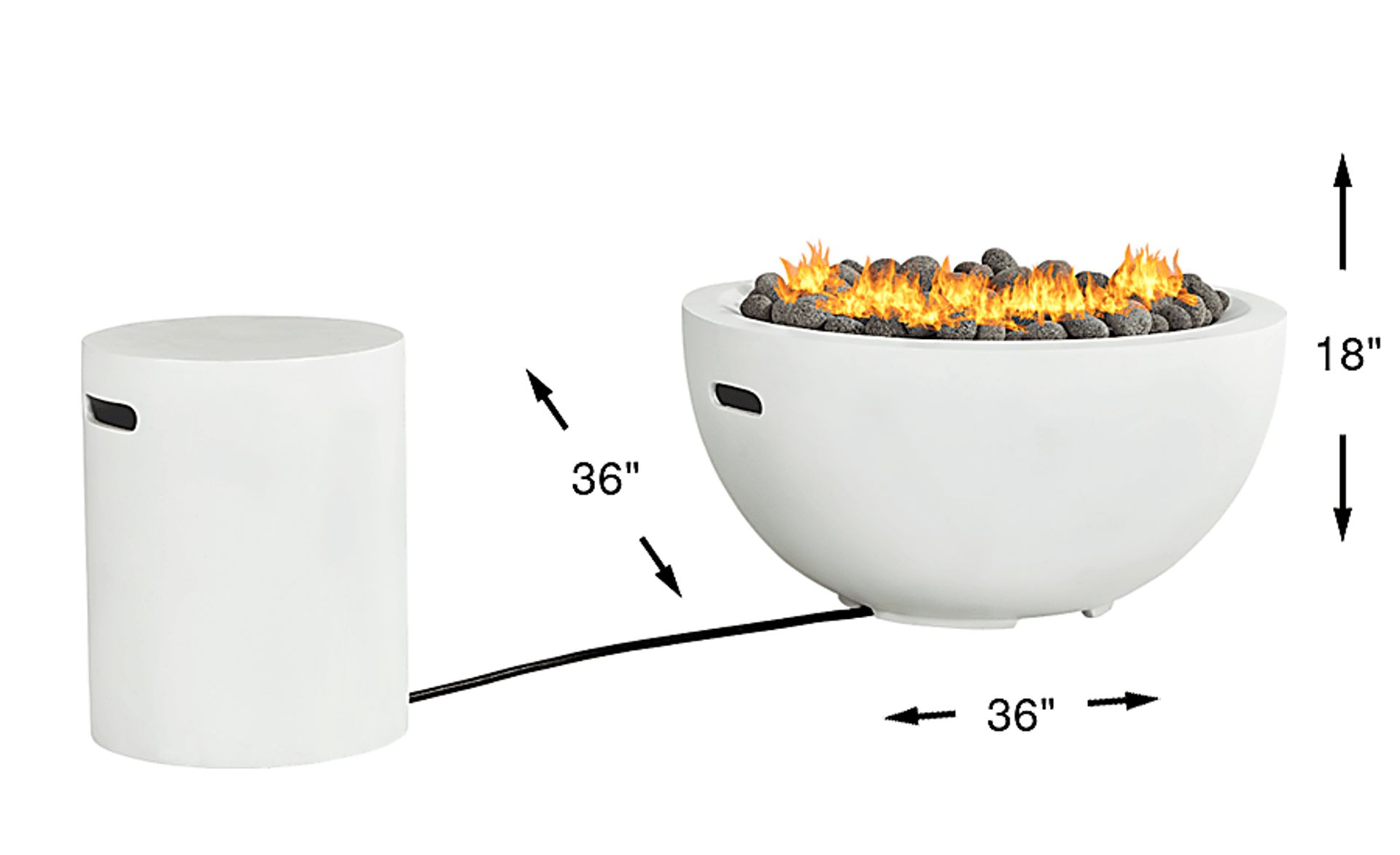 Dimension Image. Please refer to the Dimension Tab on this page for dimension details.