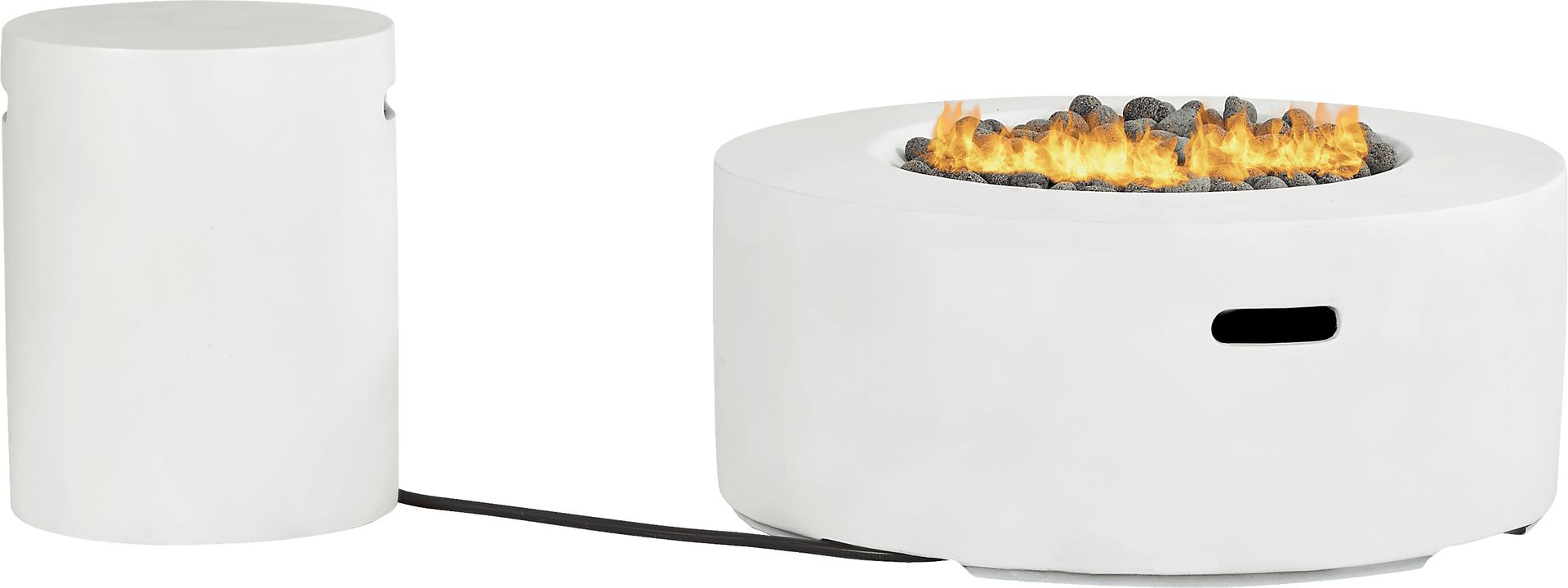 Phoenix White Round Fire Pit - Image 1