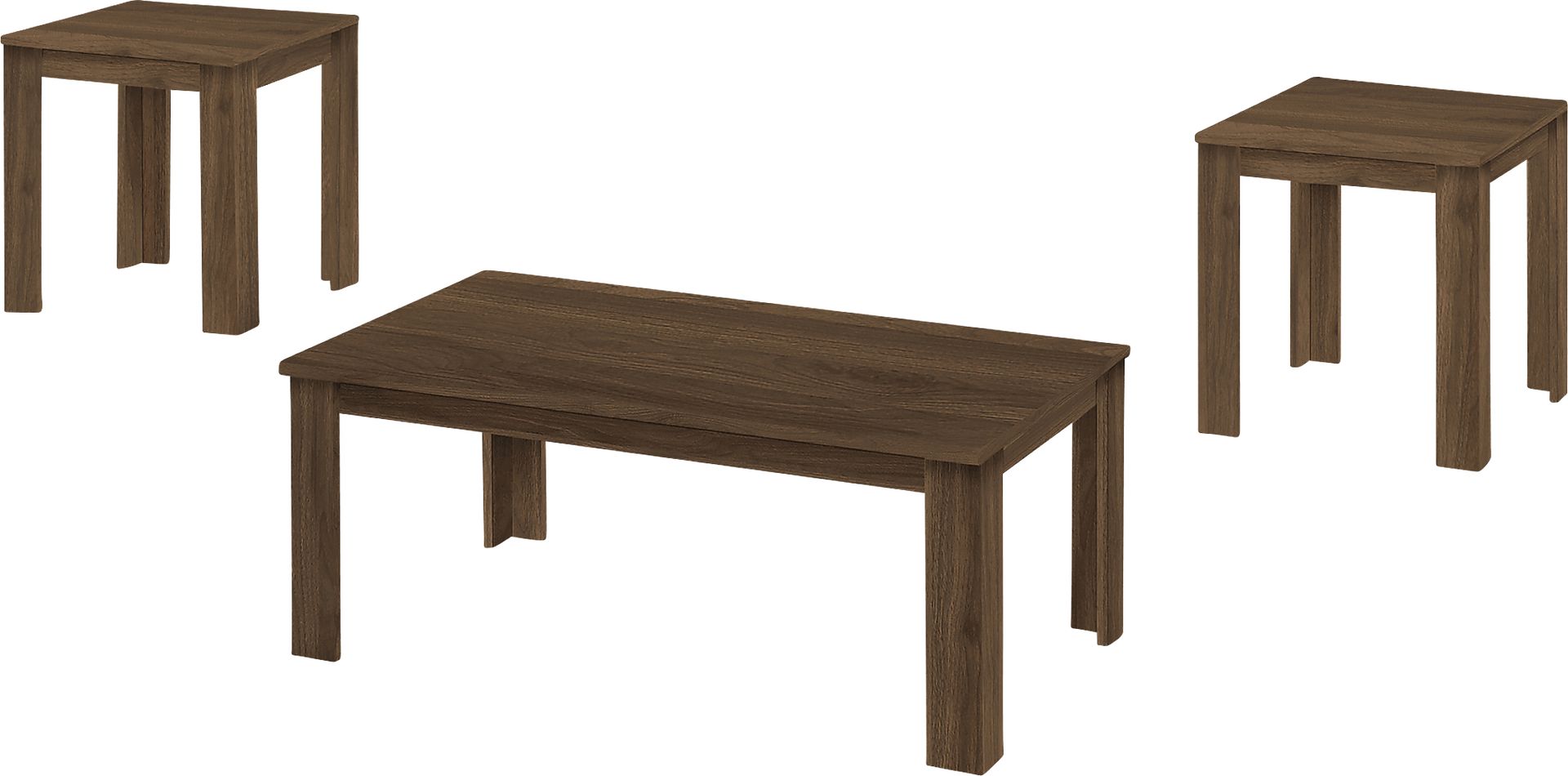 Picacho Dark Brown 3pc Table Set - Image 1