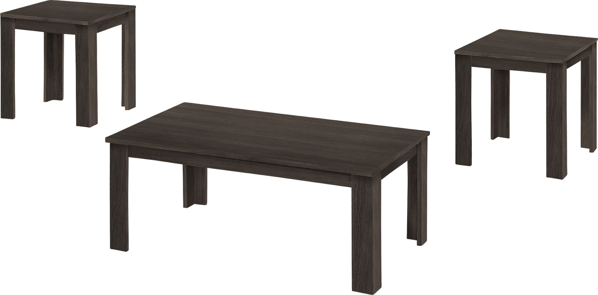 Picacho Oak Brown 3pc Table Set - Image 1
