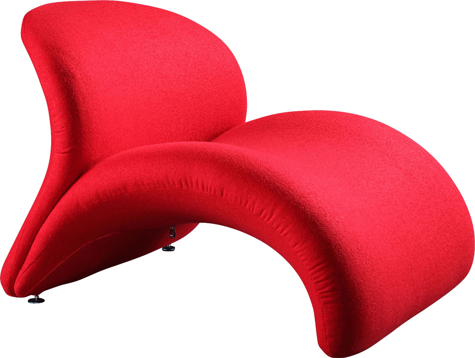 Picardy Red Accent Chair - Image 1
