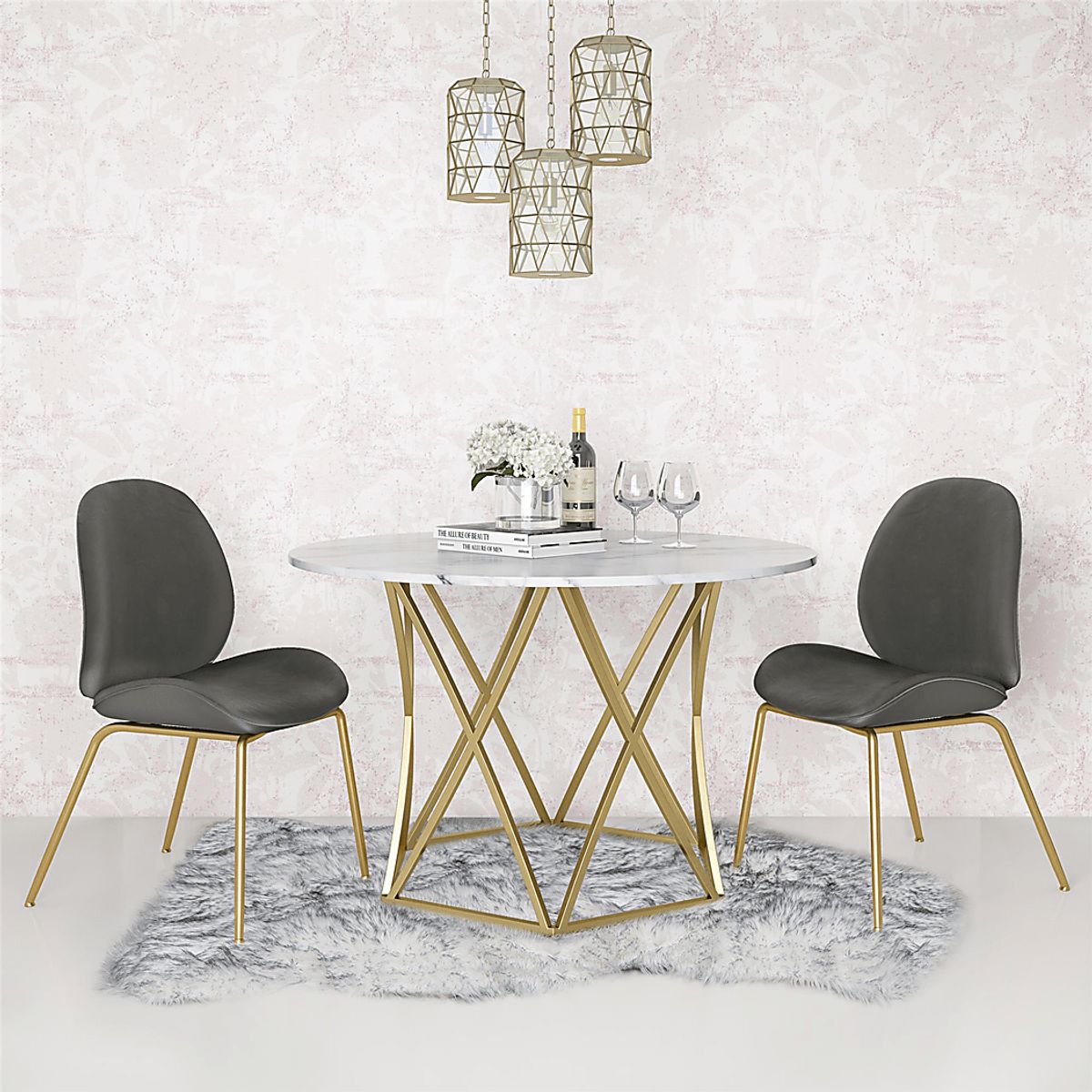 Cosmoliving White Colors,White Dining Table | Rooms to Go
