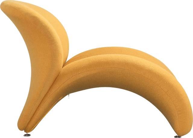 Picardy Yellow Accent Chair - Thumbnail - Image 3
