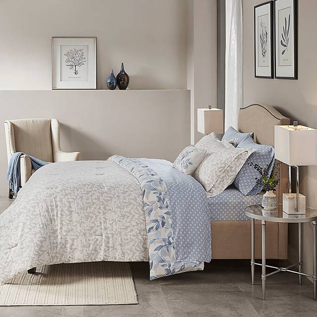 Picayne Blue Twin Comforter Set - Thumbnail - Image 20