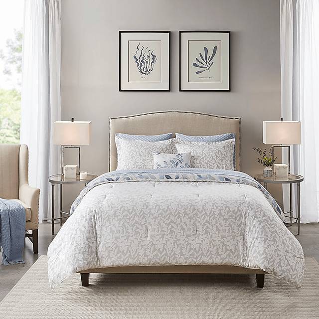 Picayne Blue Twin Comforter Set - Thumbnail - Image 22