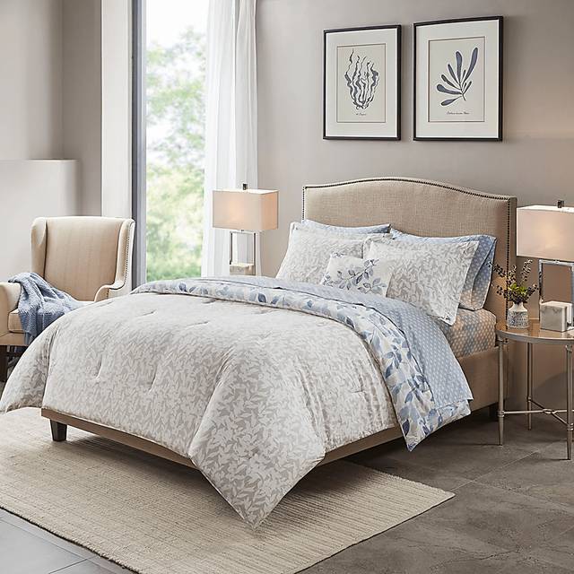 Picayne Blue Twin Comforter Set - Thumbnail - Image 23