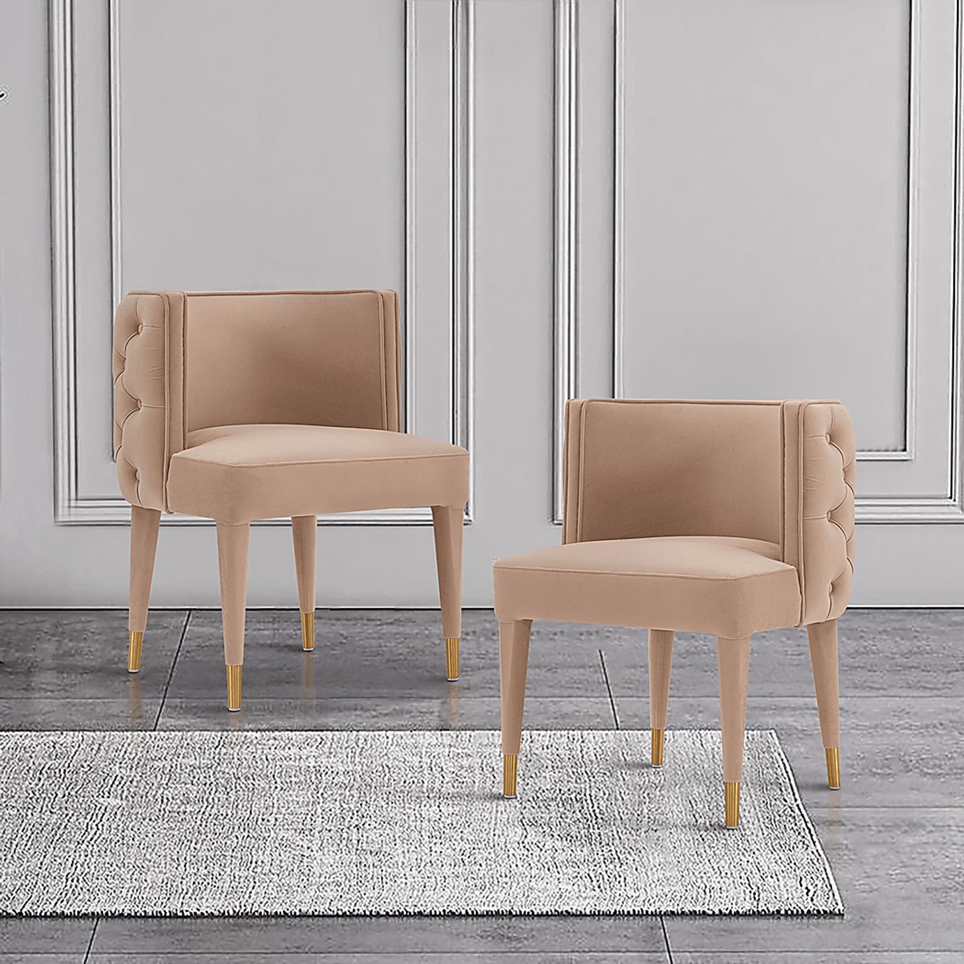 Pickeral Nude Side Chair - Image 2