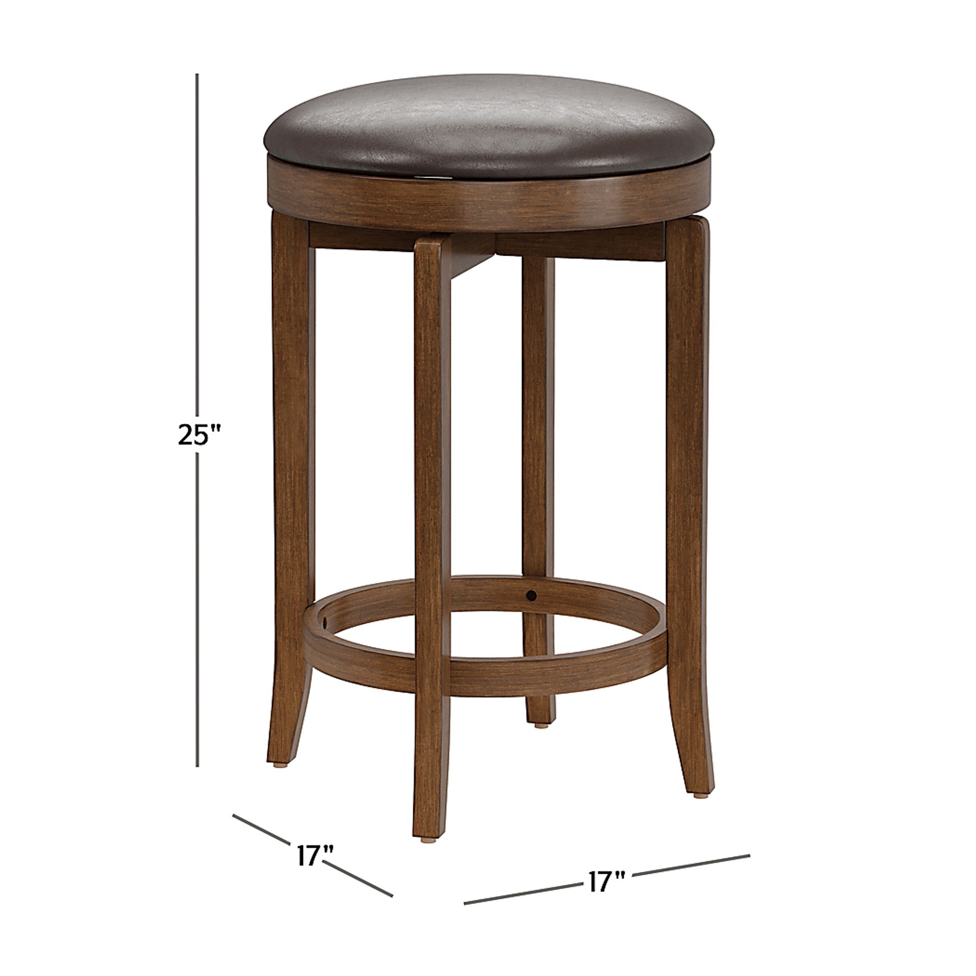 Pickerel Brown Counter Height Stool - Image 10