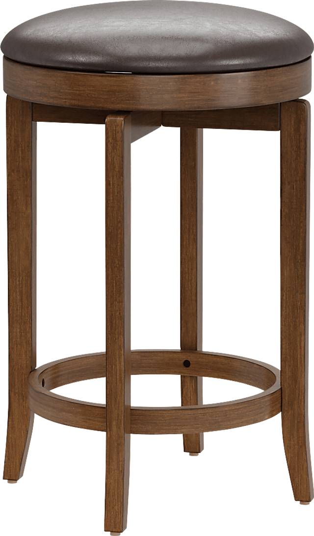 Pickerel Brown Counter Height Stool - Thumbnail - Image 1