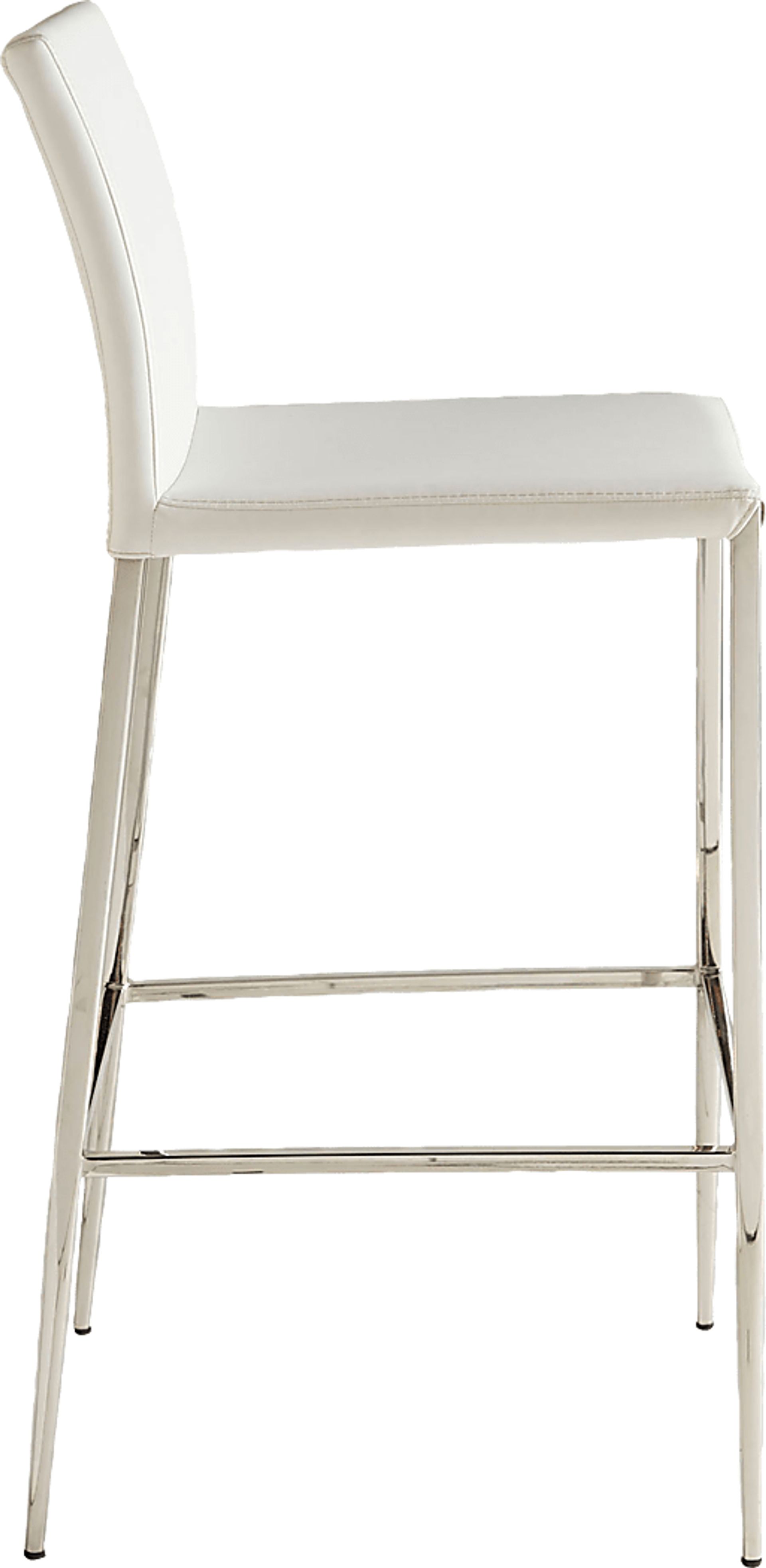 Pidea White Barstool - Image 6