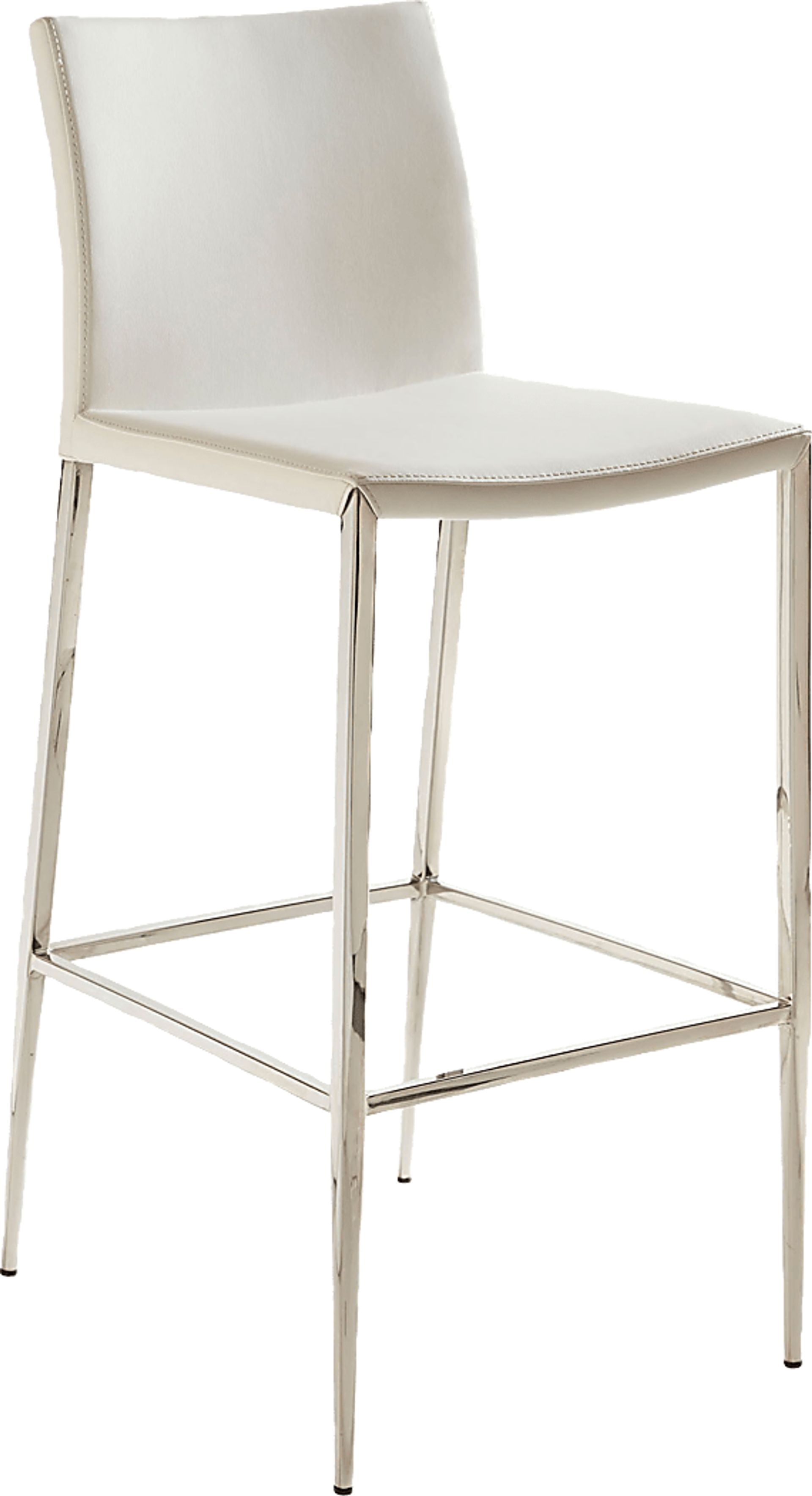 Pidea White Barstool - Image 1