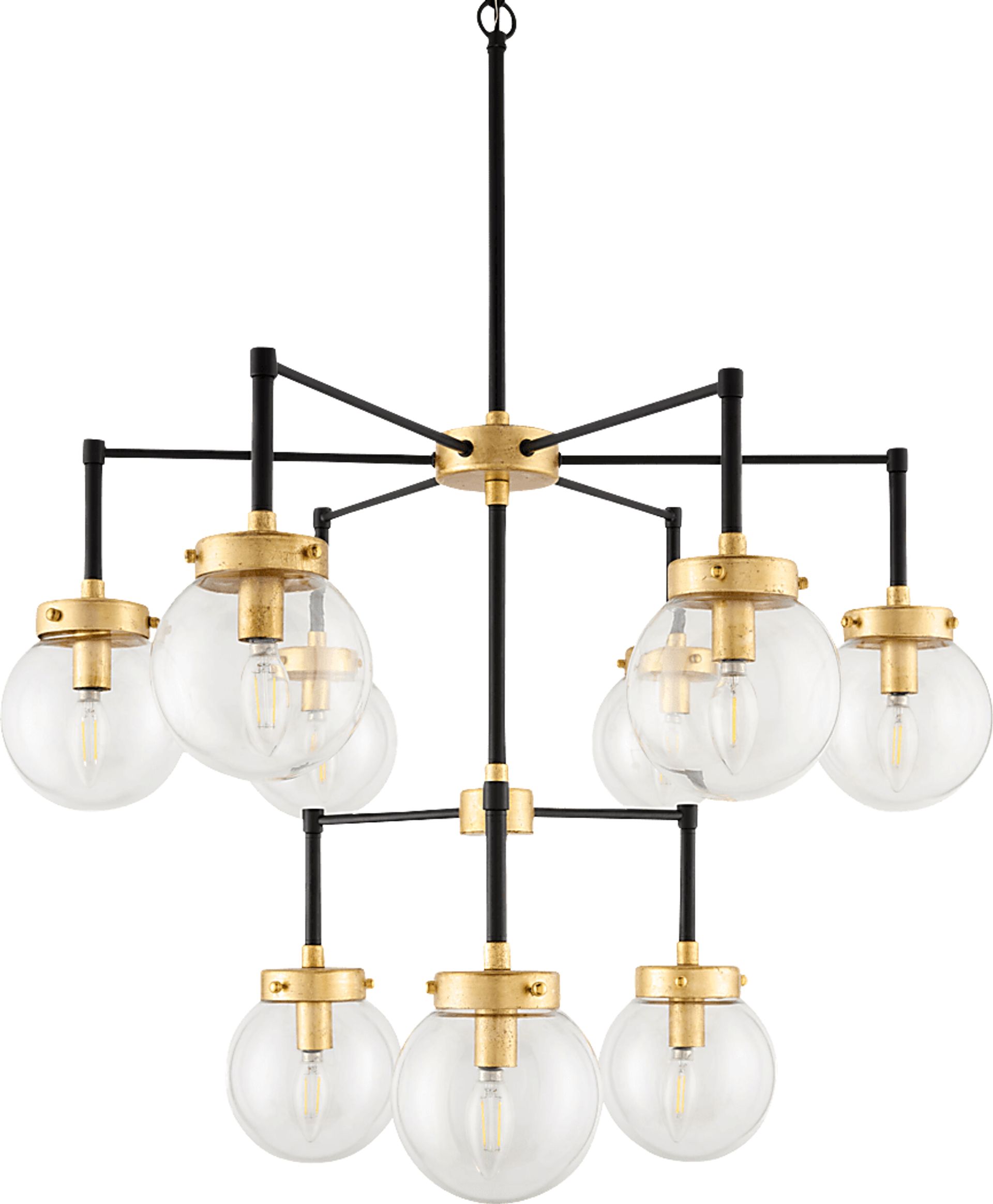 Piedmont Lake Black Chandelier - Image 1