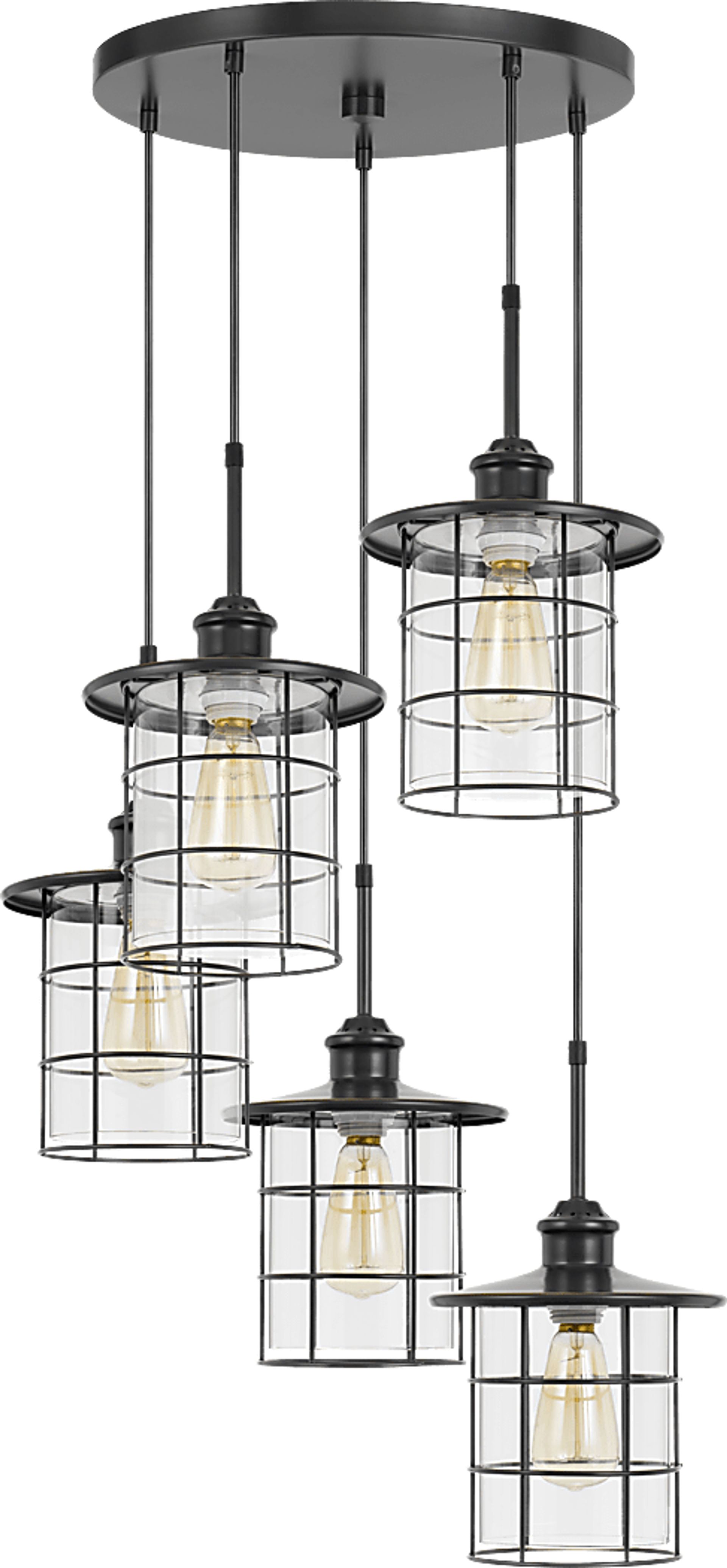 Pierce Club Copper Chandelier - Image 1