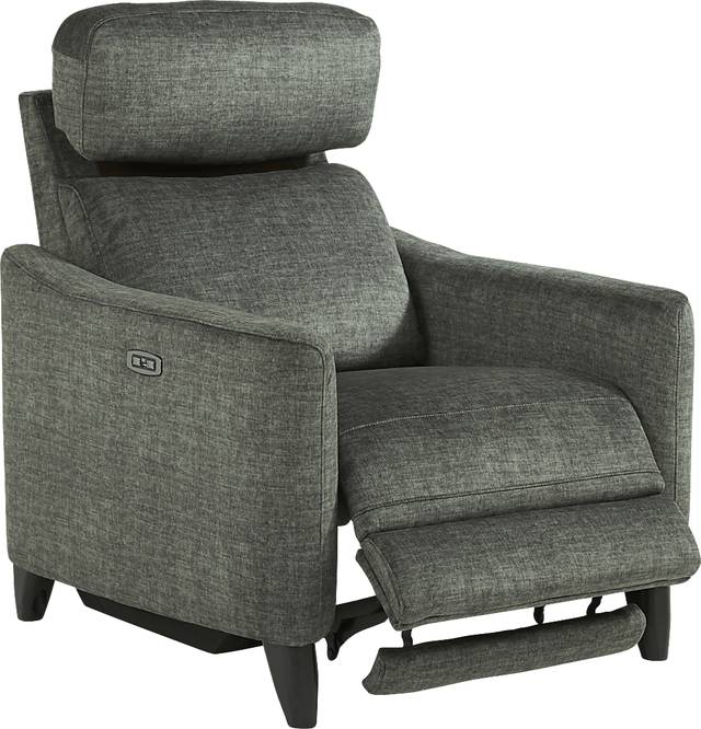 Pierceton Gray Dual Power Recliner - Thumbnail - Image 2