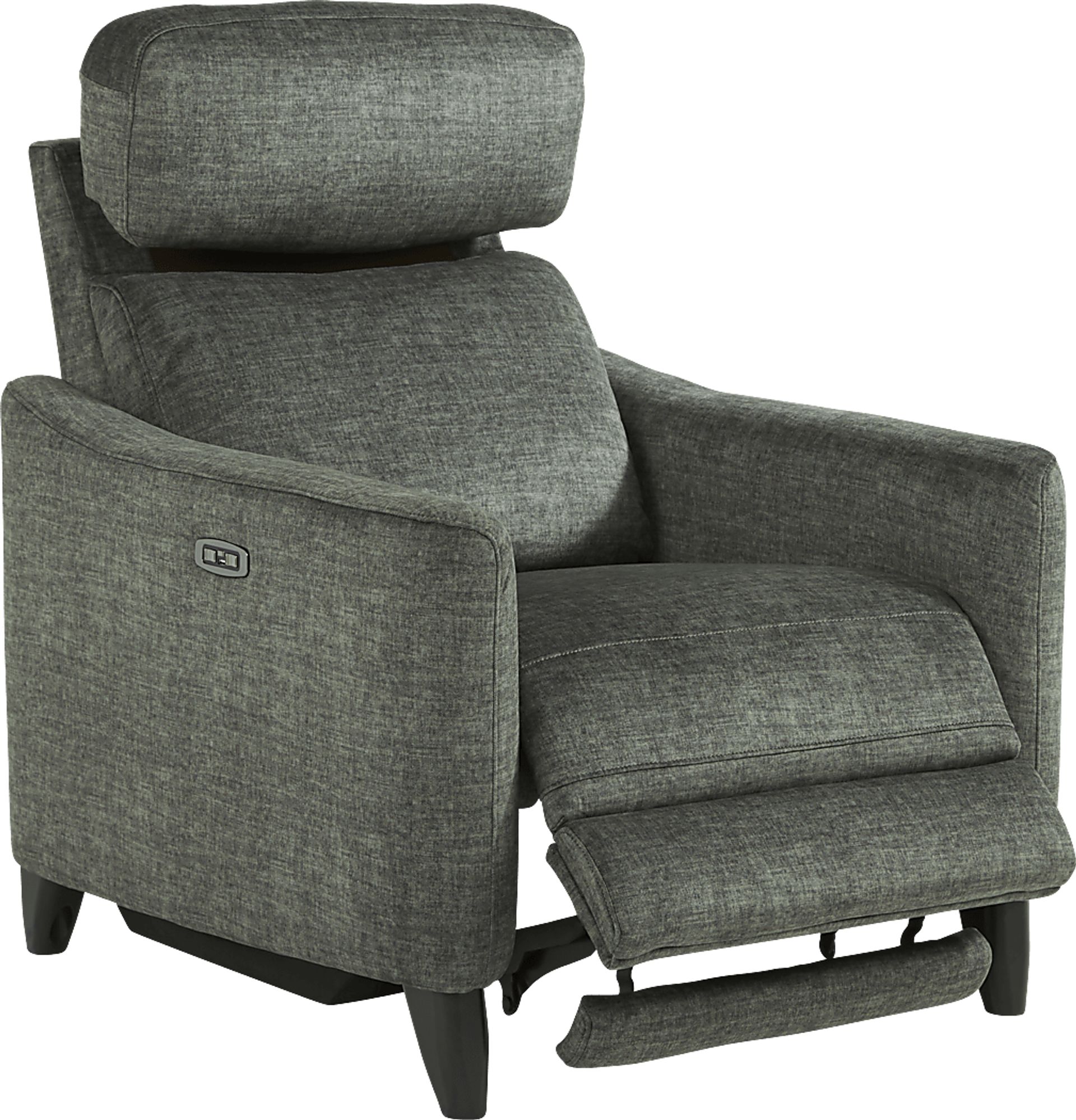 Pierceton Gray Dual Power Recliner - Image 2