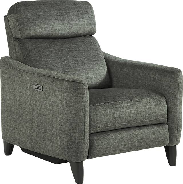 Pierceton Gray Dual Power Recliner - Thumbnail - Image 1